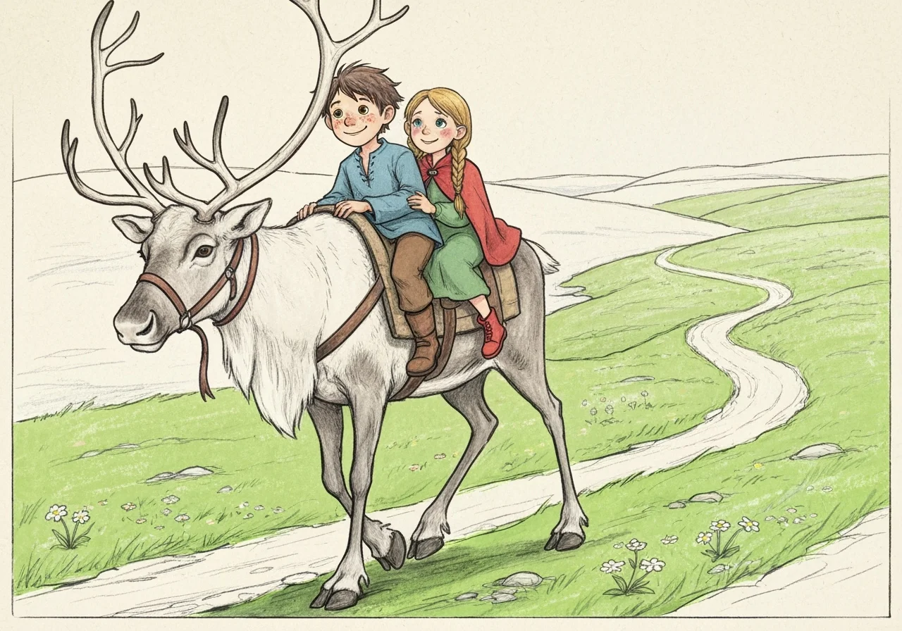 Illustration for: Spring's Gentle Embrace