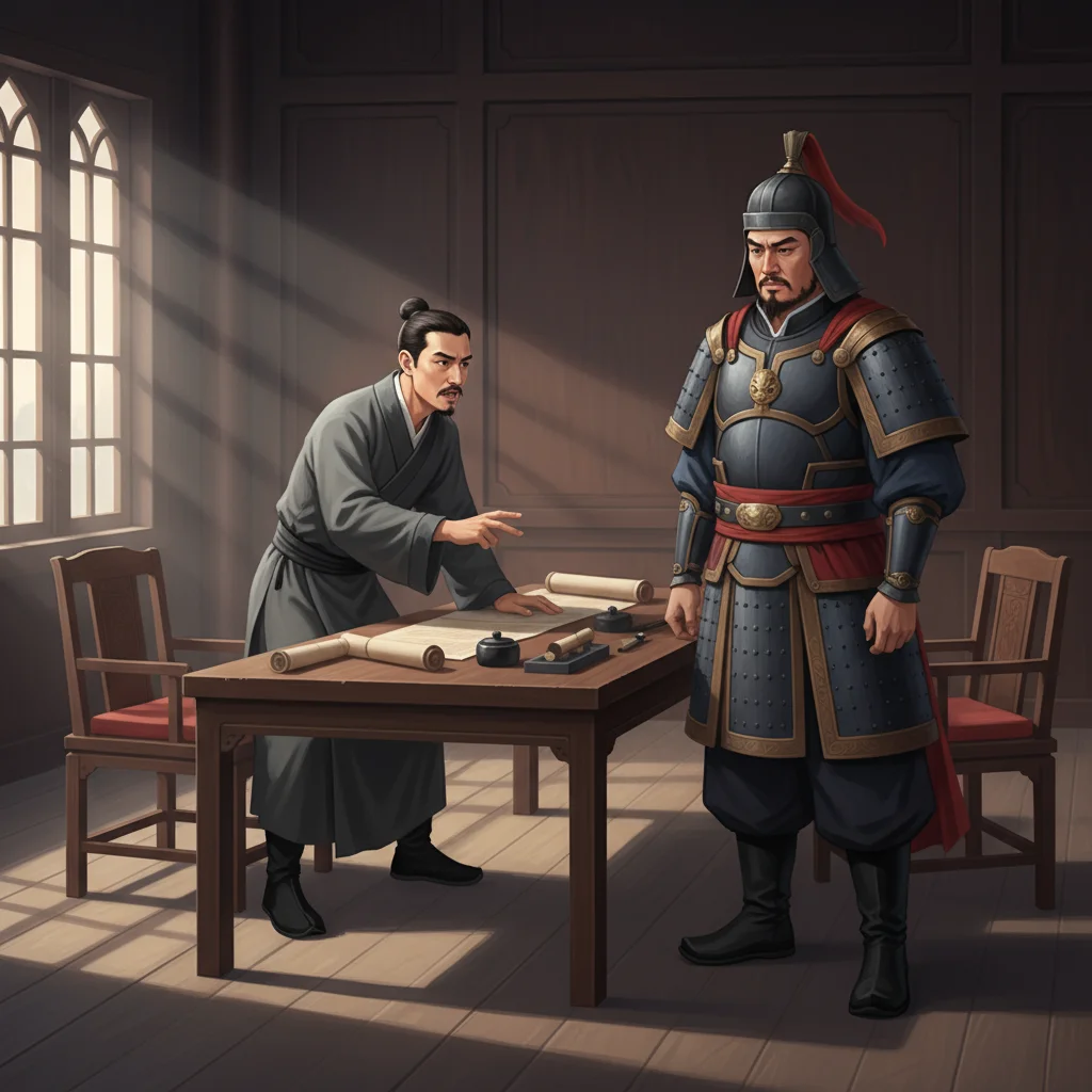 Illustration for: He Jin's Dilemma