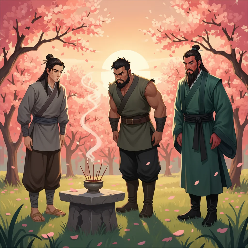 Illustration for: The Peach Garden Oath