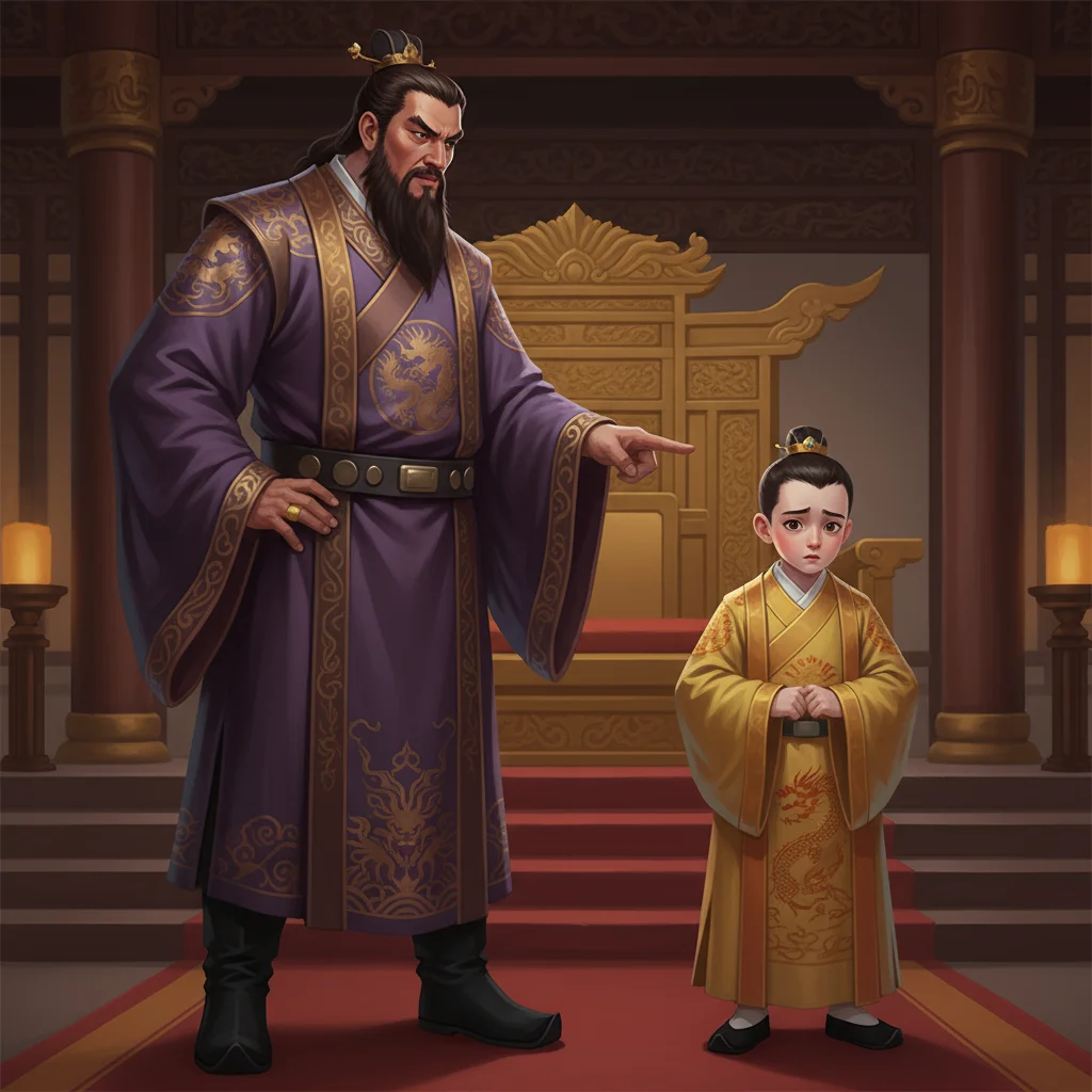 Illustration for: The Scared Emperor