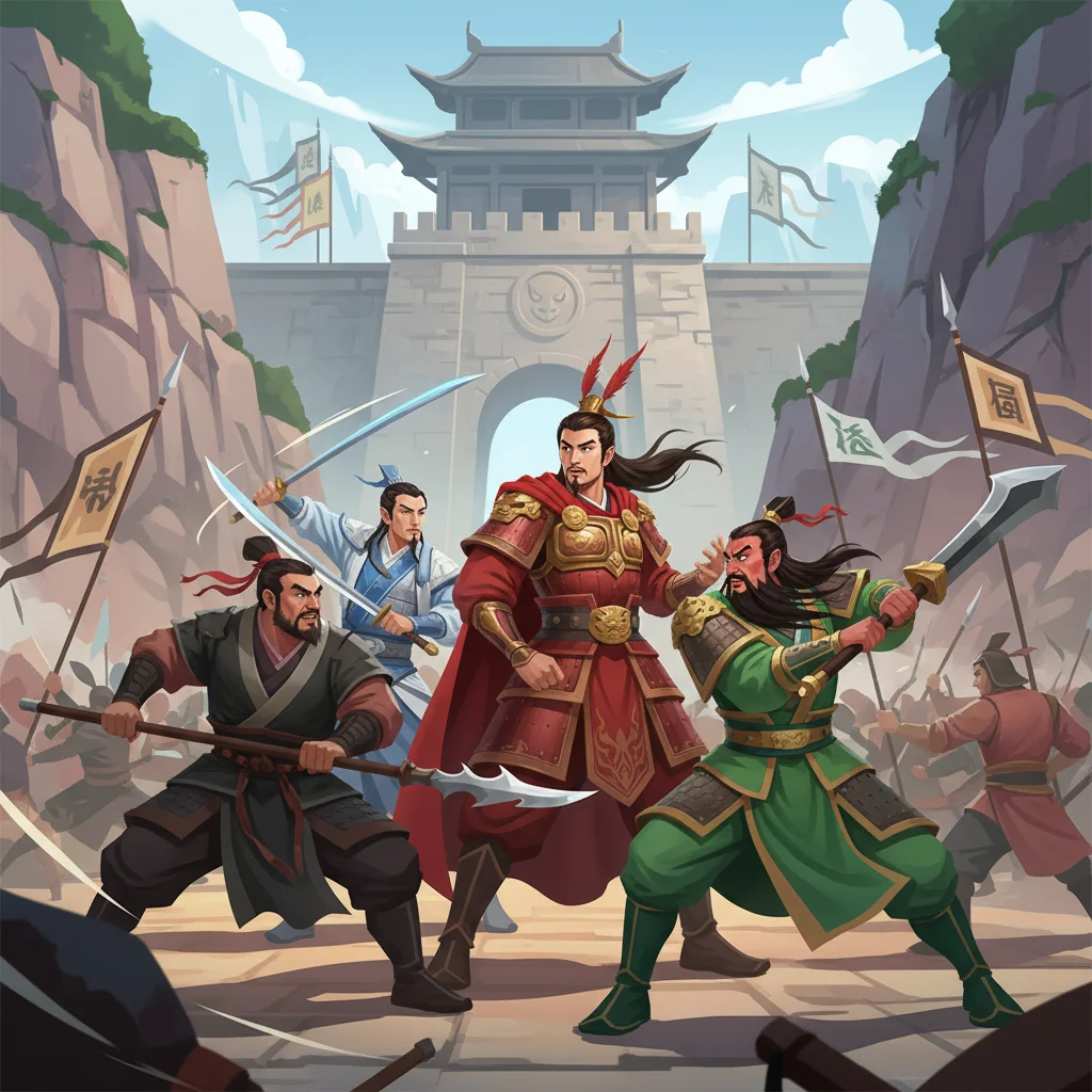 Illustration for: Liu Bei Completes the Circle