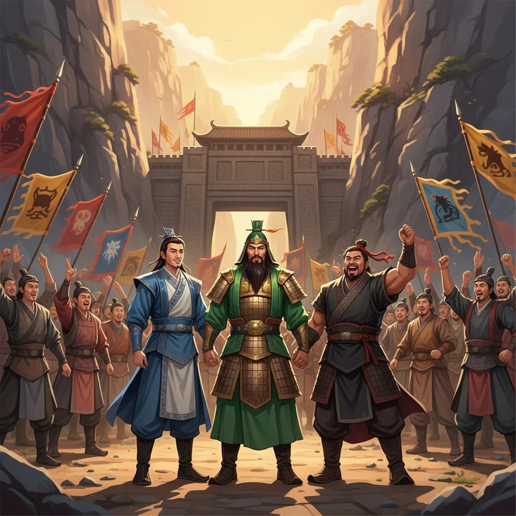 Illustration for: The Three Heroes' Legend