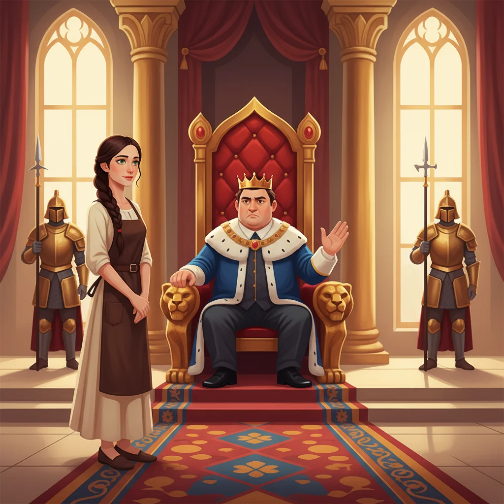 Illustration for: Arrival at the Palace