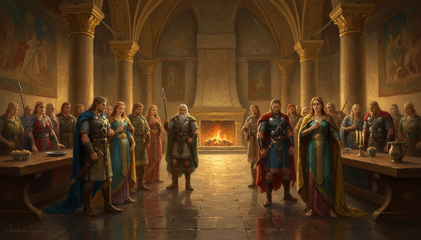 Illustration for: Gods Hesitate