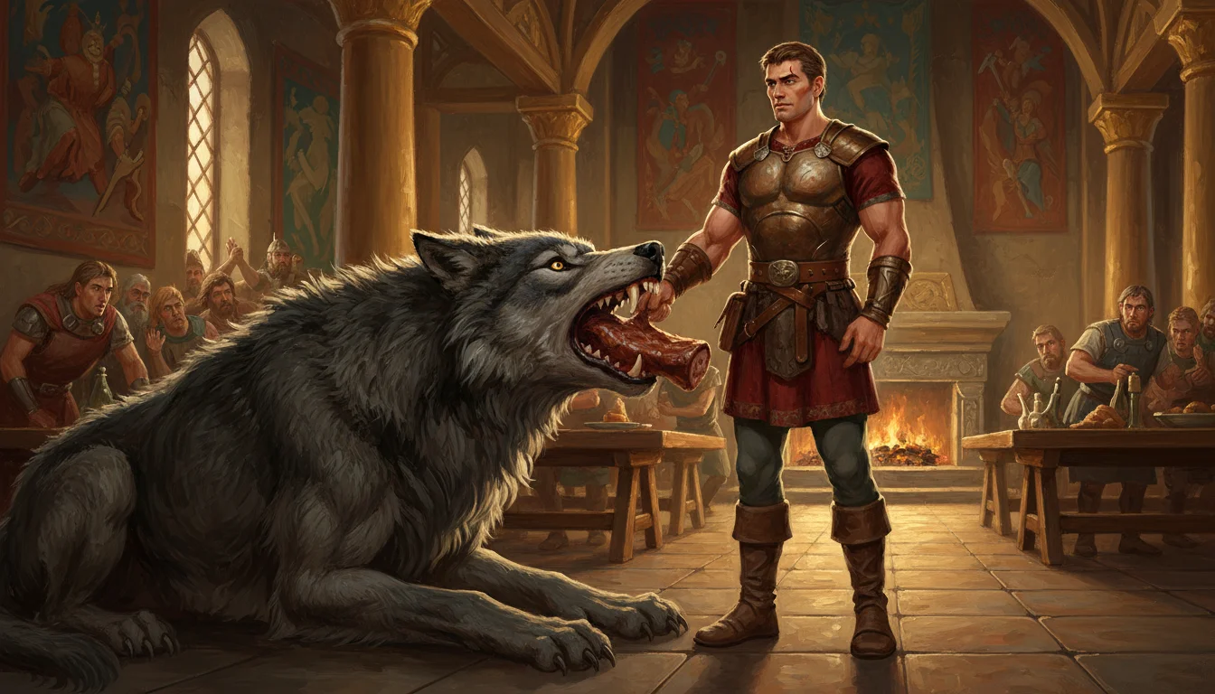 Illustration for: Fenrir Grows Mighty