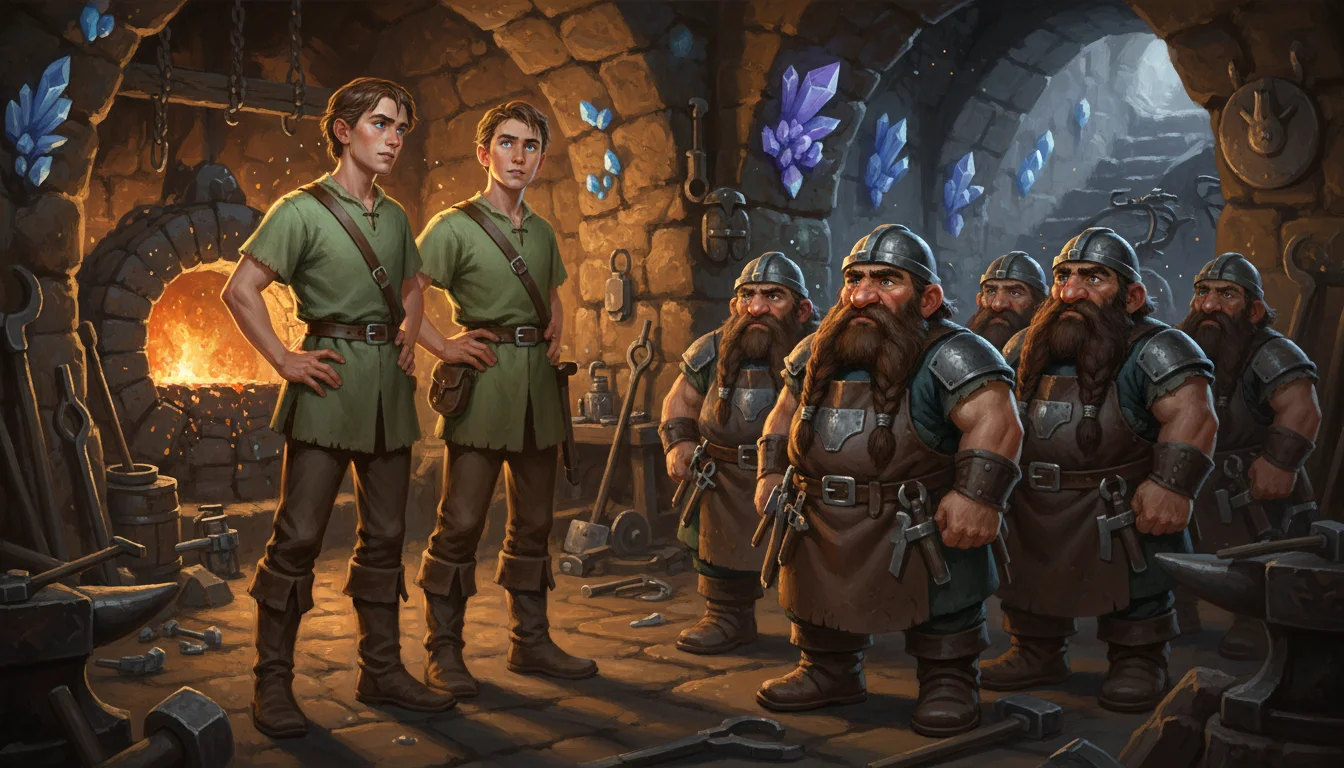 Illustration for: The Dwarves' Task