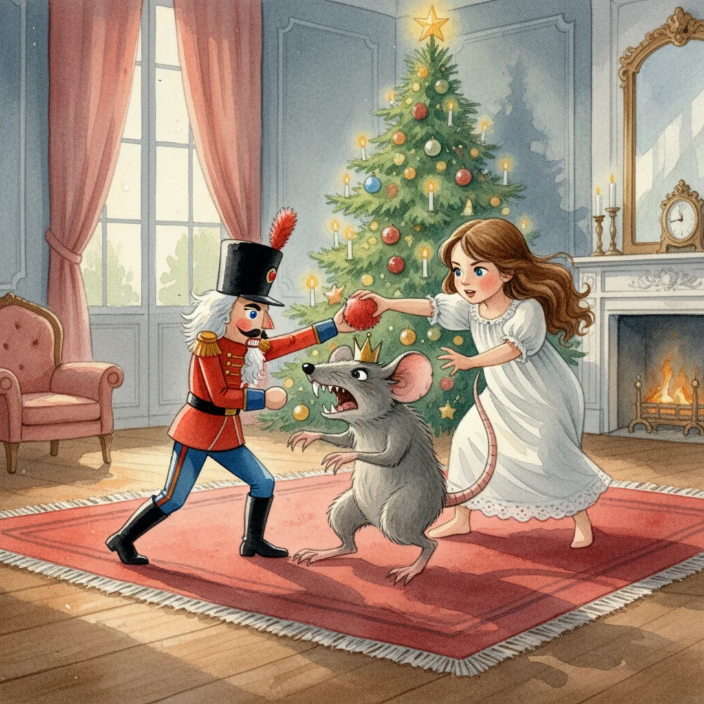 Illustration for: Nutcracker vs. Mouse King