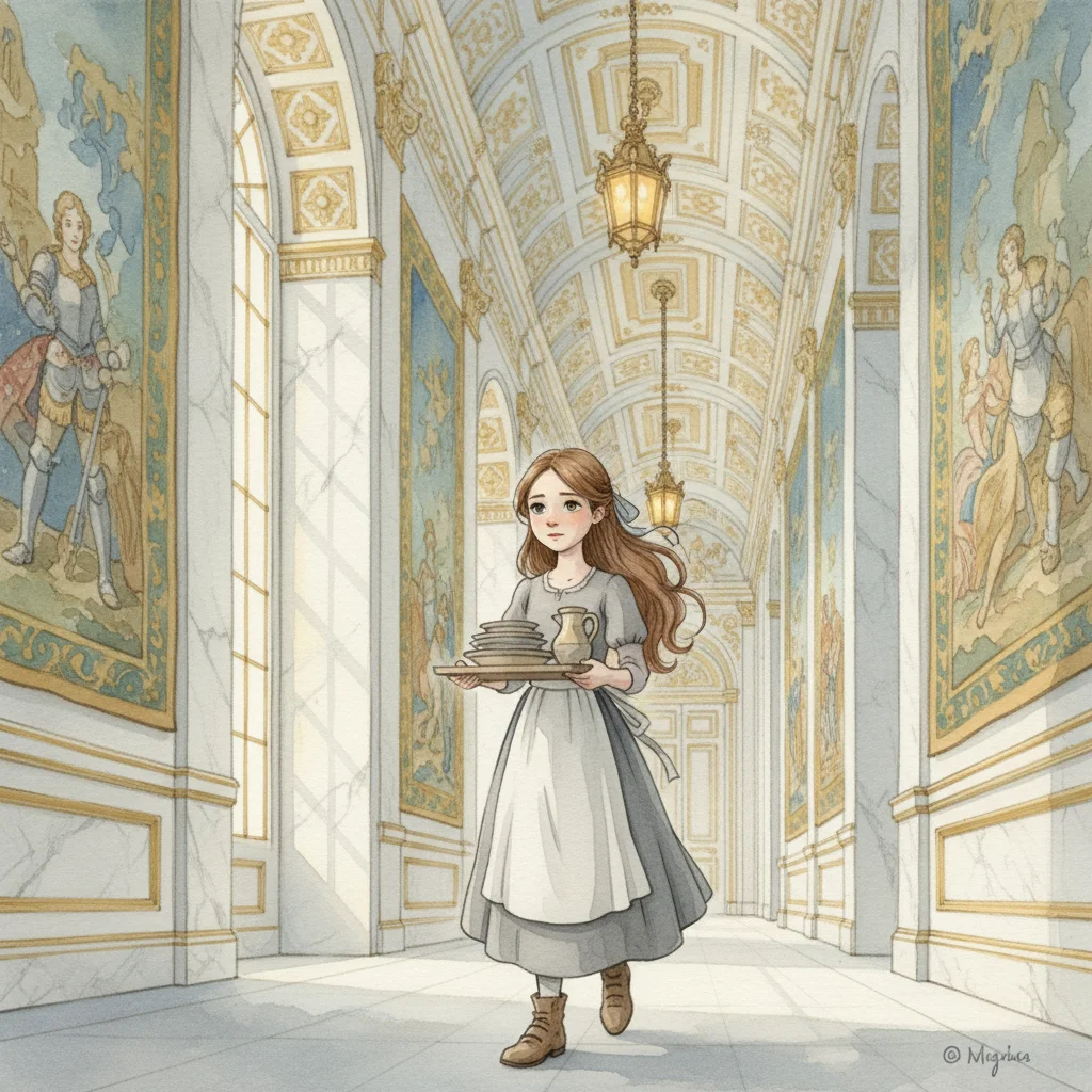 Illustration for: A Servant in the Palace