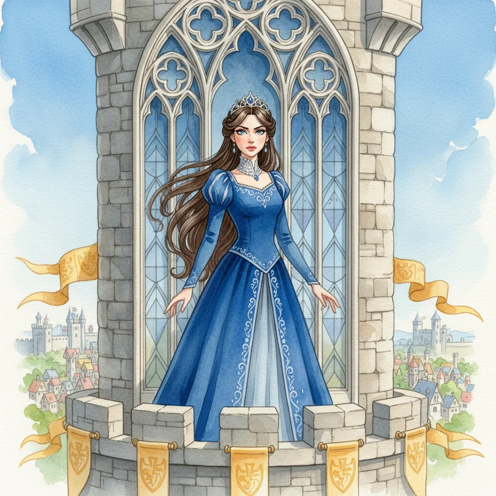 Illustration for: The Proud Princess's Challenge