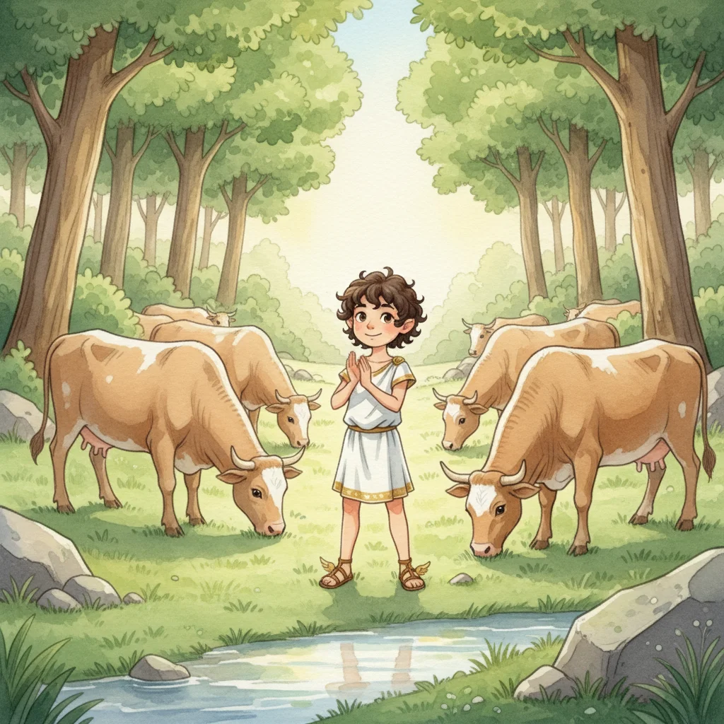 Illustration for: Hiding the Cattle