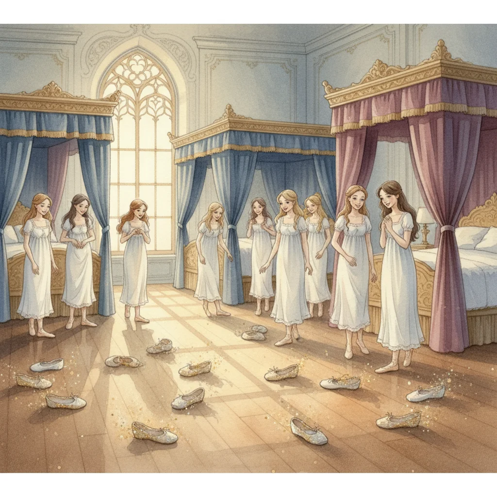 Illustration for: The Worn Shoes Mystery