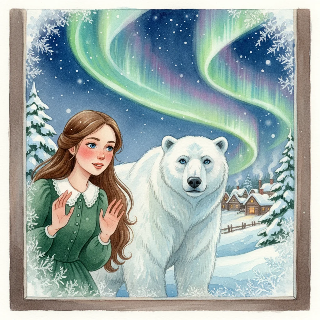 Illustration for: The White Bear Appears