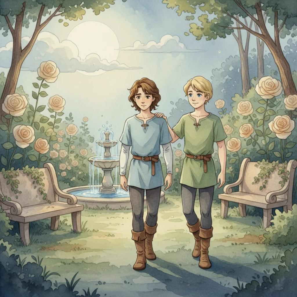 Illustration for: Romeo's Thoughtful Walks