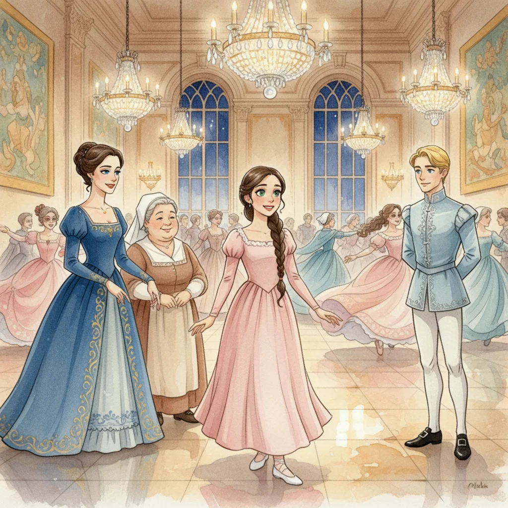Illustration for: Juliet at the Grand Party