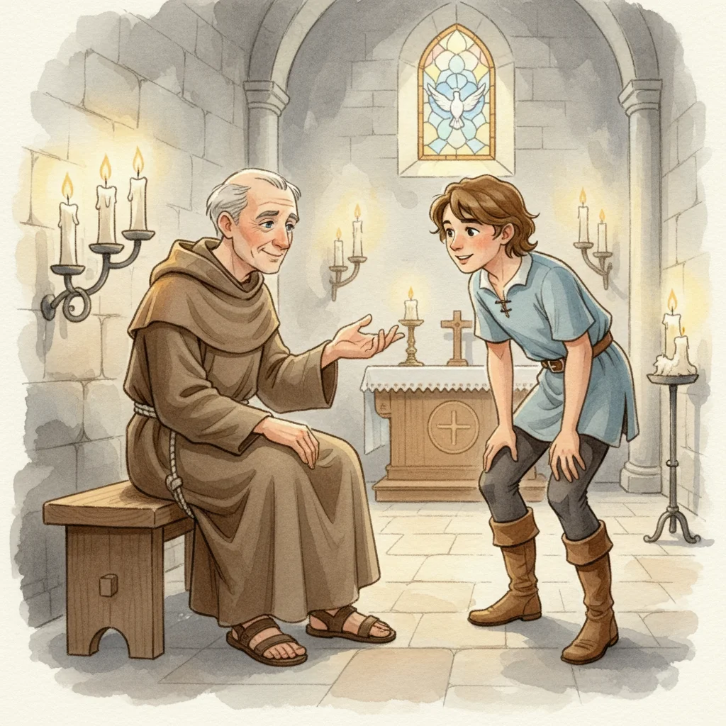 Illustration for: Friar Laurence's Wise Counsel