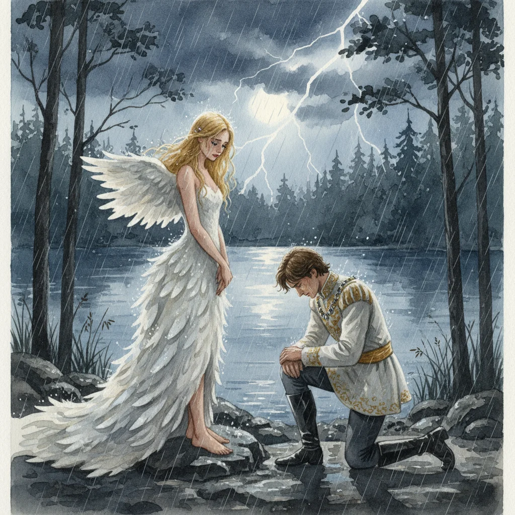 Illustration for: The Storm at the Lake