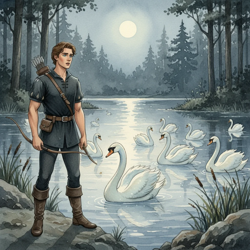 Illustration for: Glimpse of White Wings