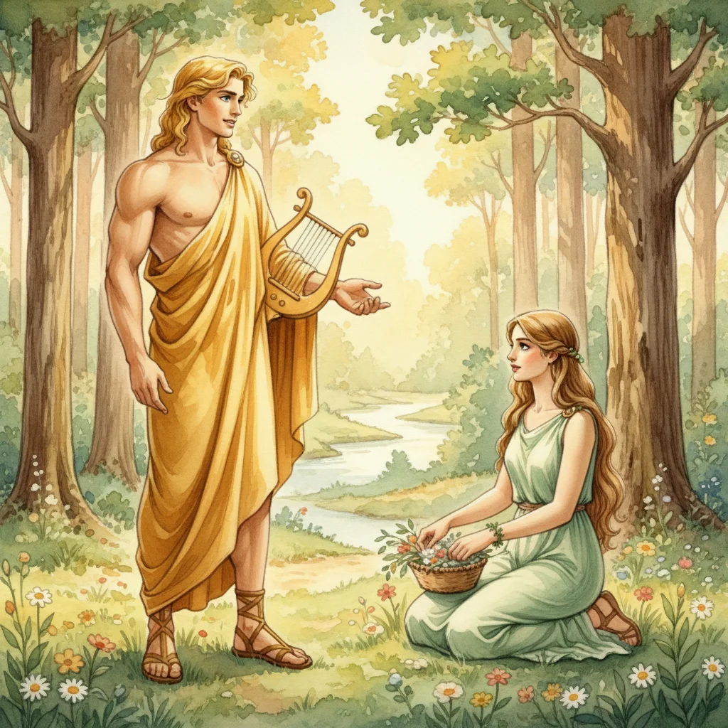 Illustration for: Apollo's First Glimpse