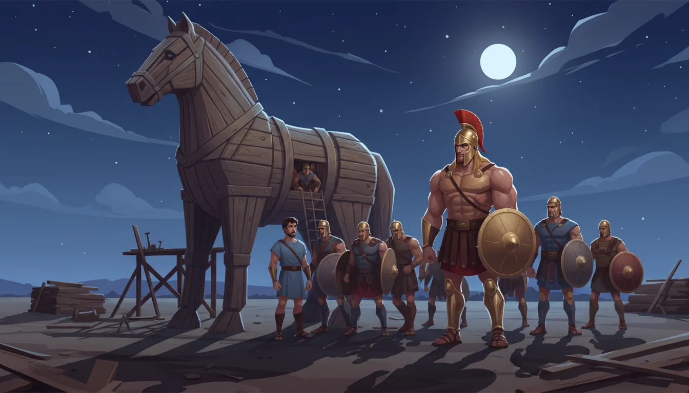 Illustration for: Warriors Hide Inside