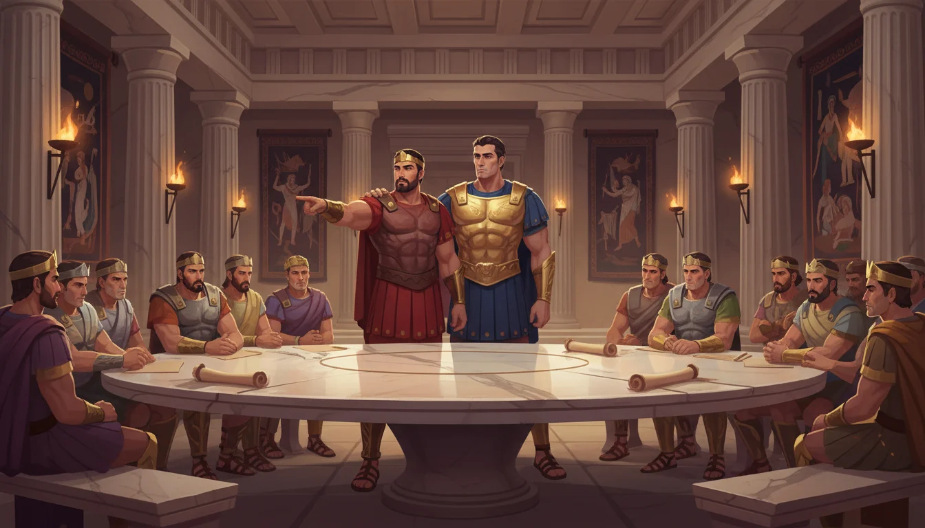 Illustration for: The Greek Kings Unite