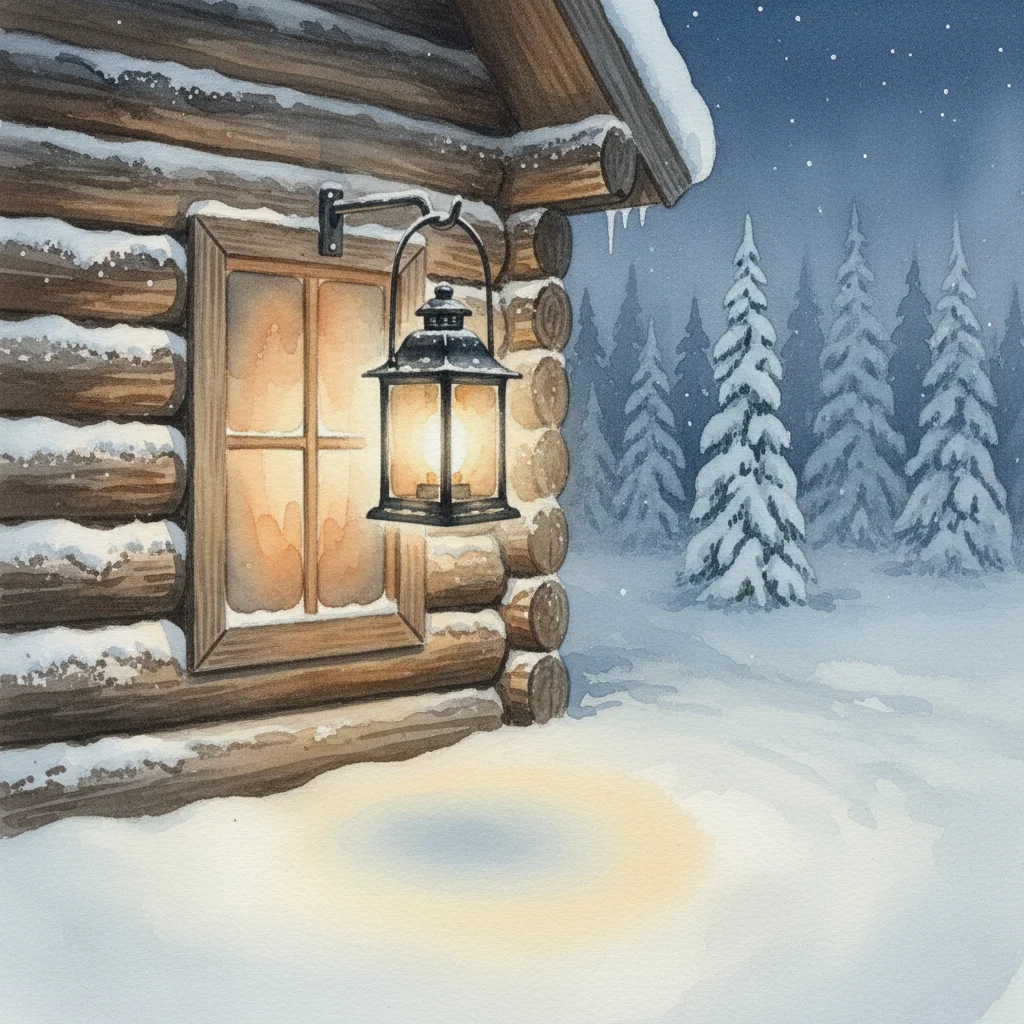 Illustration for: A Small Light Glows