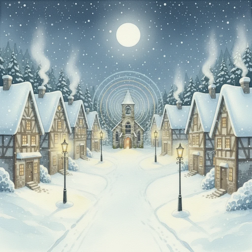 Illustration for: Christmas Night Endures