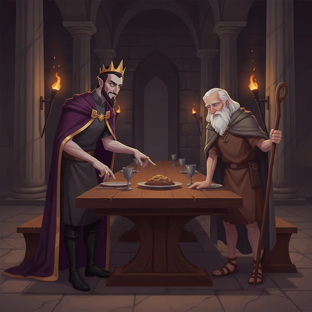 Illustration for: The Greedy King's Test