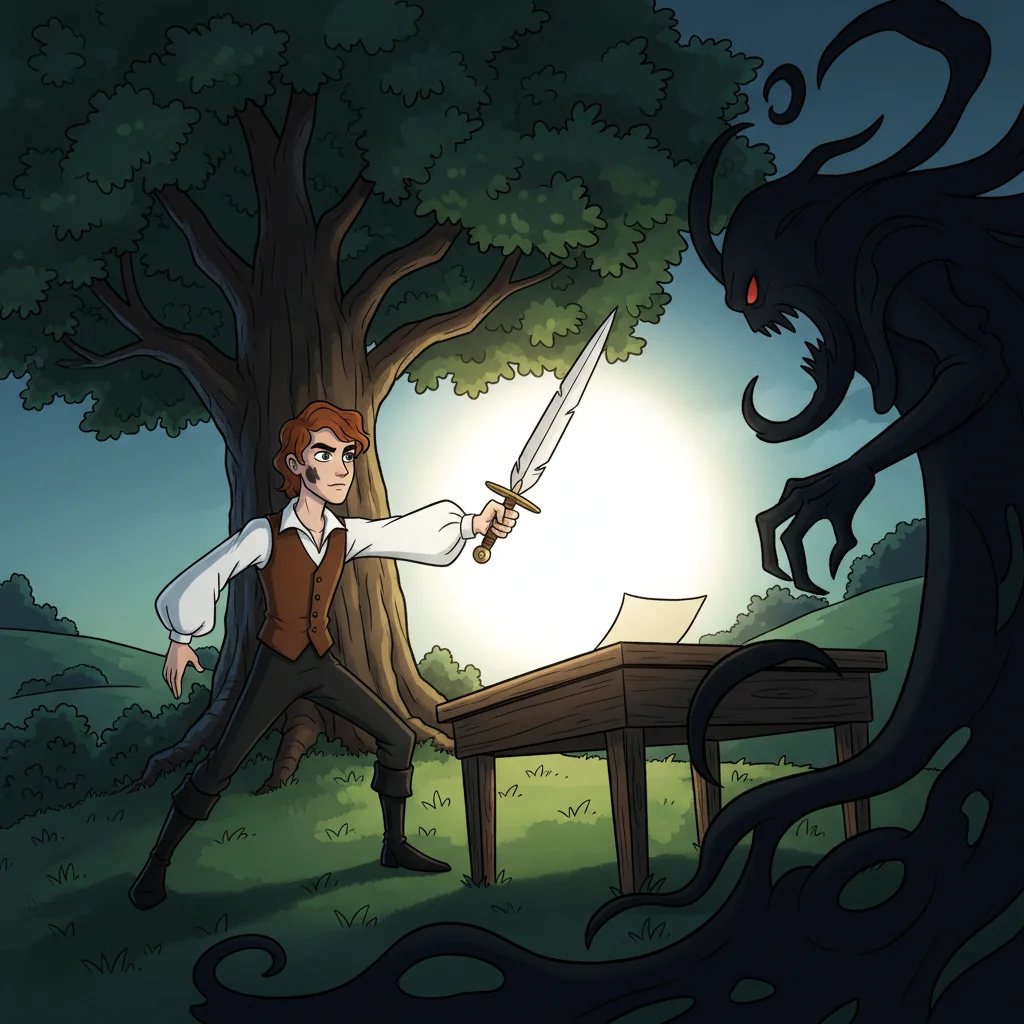 Illustration for: Nor shall Death brag thou wander'st in his shade