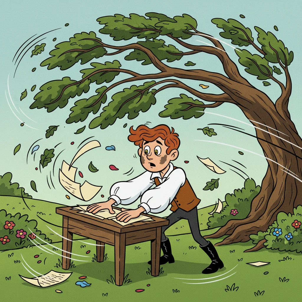 Illustration for: Rough winds do shake the darling buds of May