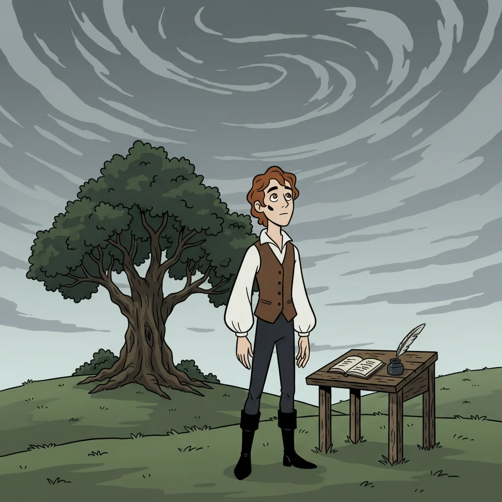 Illustration for: And often is his gold complexion dimm'd