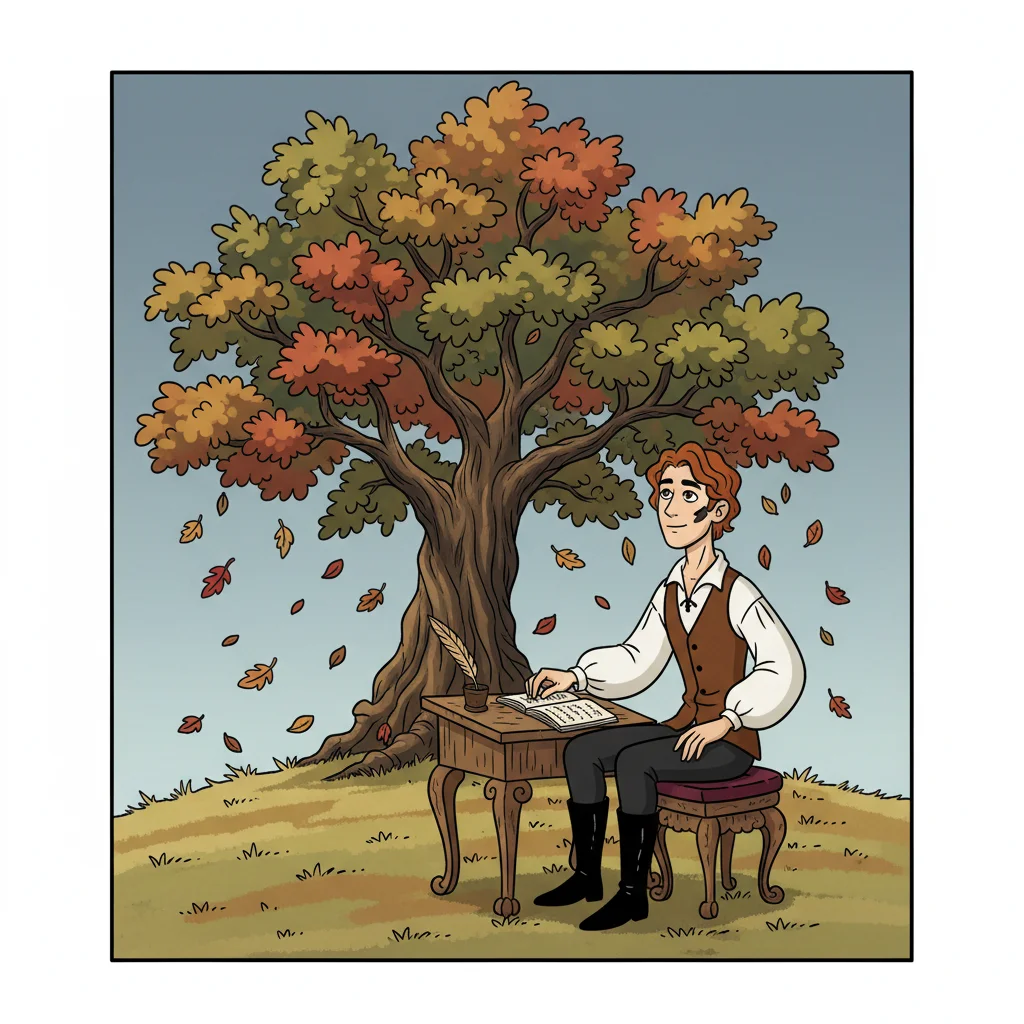 Illustration for: By chance or nature's changing course untrimm'd