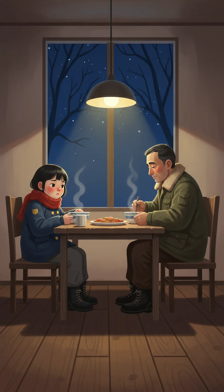 Illustration for: A Silent Dinner