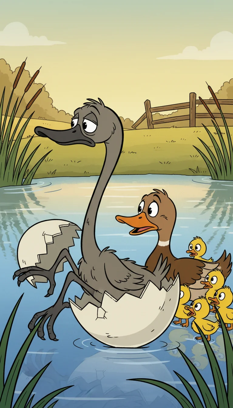 Illustration for: The Strange Newcomer