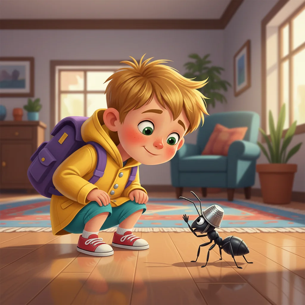 Illustration for: A Tiny Friend