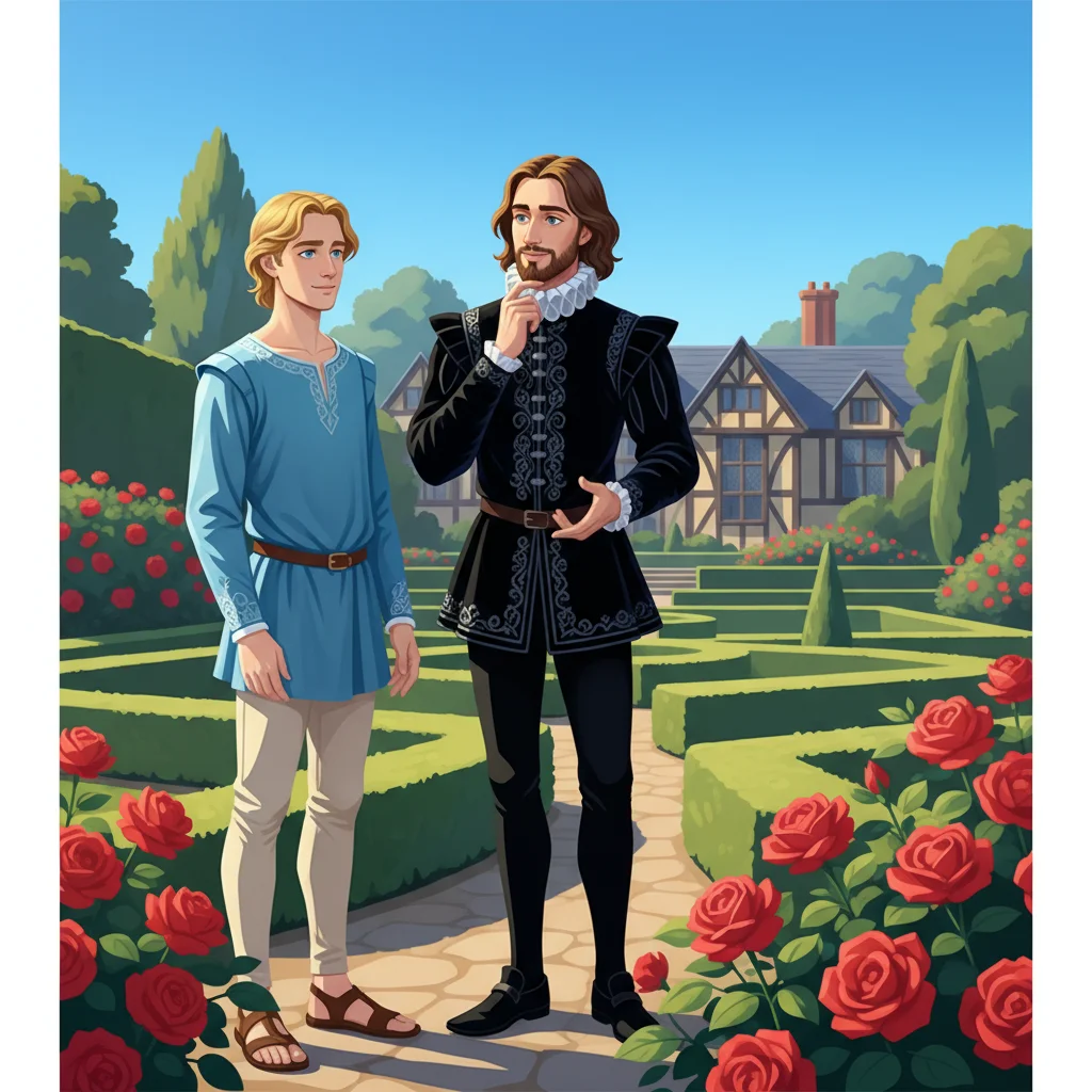 Illustration for: Shall I compare thee to a summer's day?