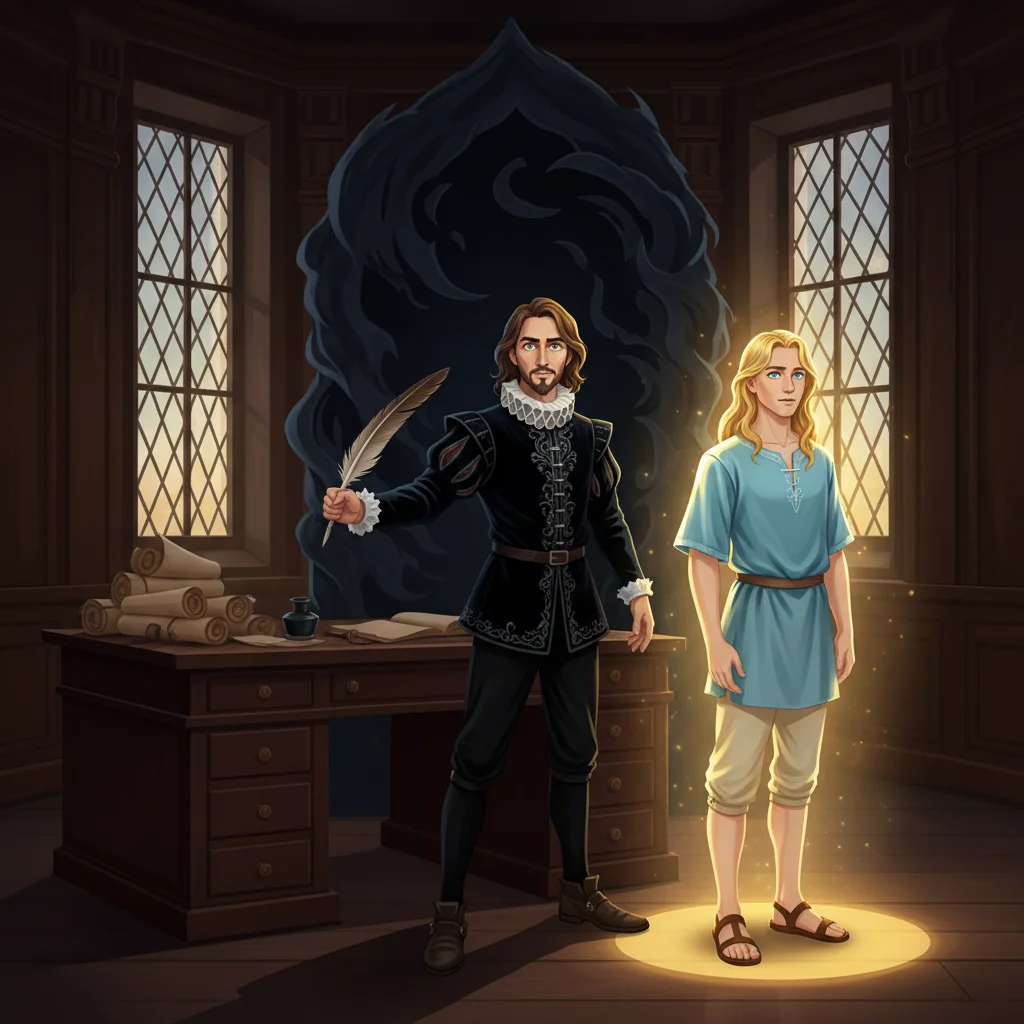 Illustration for: Nor shall Death brag thou wander'st in his shade,