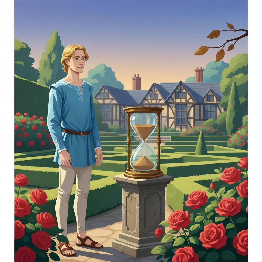 Illustration for: And summer's lease hath all too short a date: