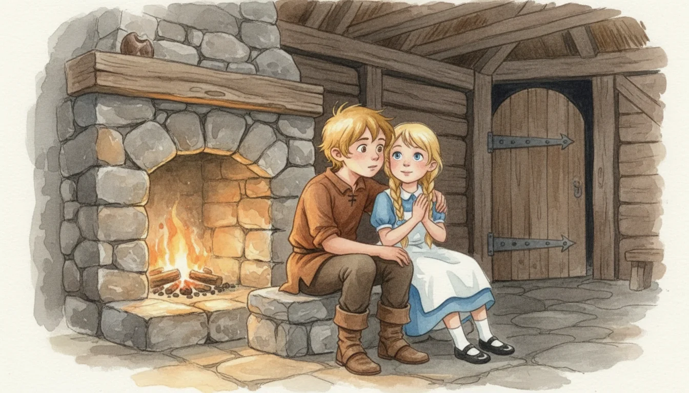 Illustration for: The Woodcutter's Cottage