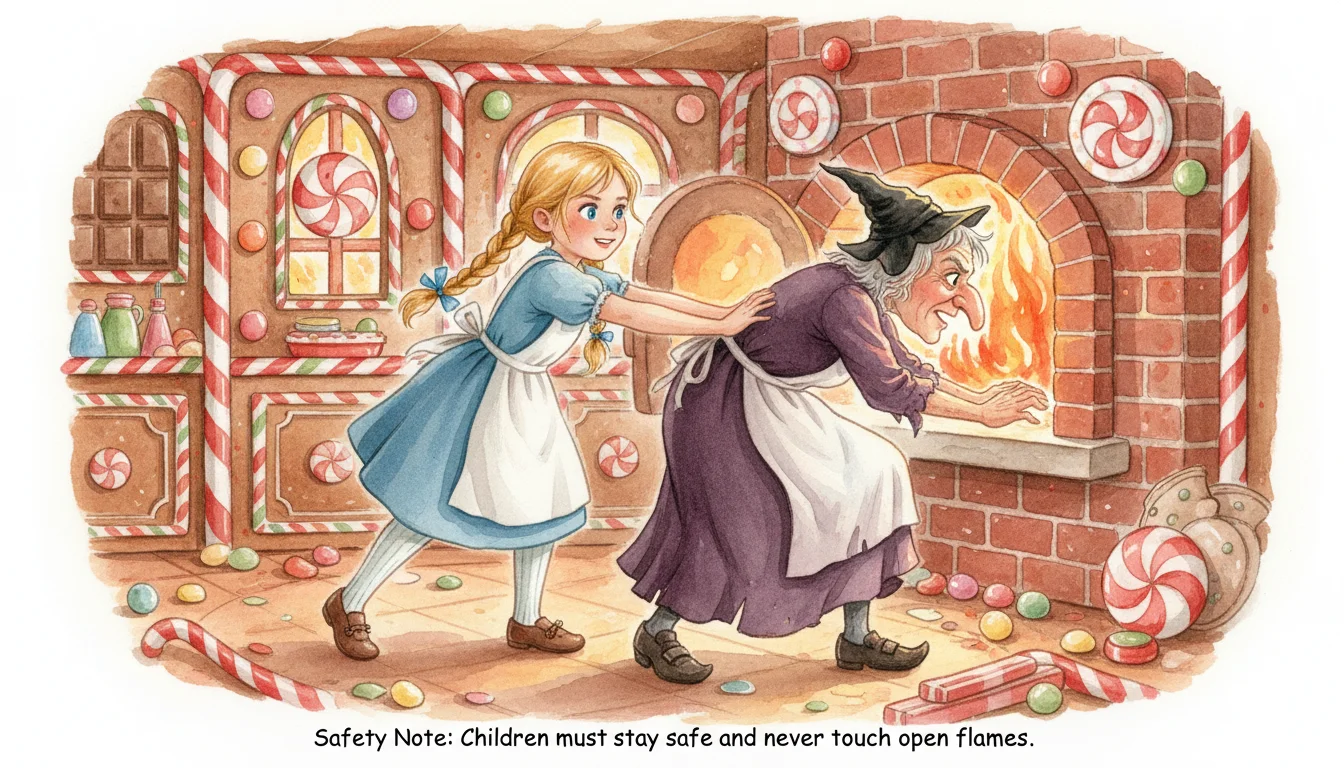 Illustration for: Gretel's Bravery