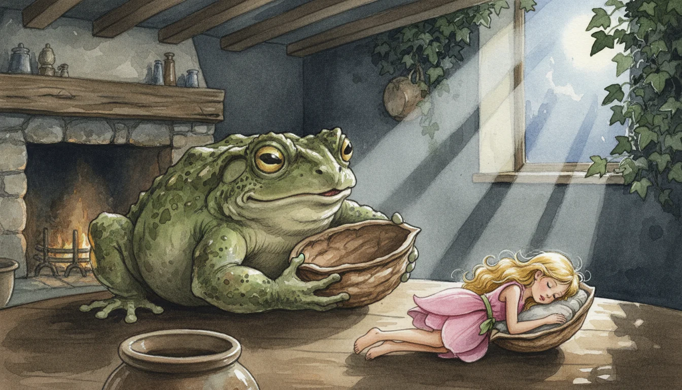 Illustration for: The Toad’s Abduction