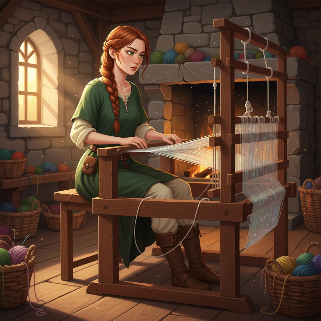 Illustration for: The Weaver of Glenhaven