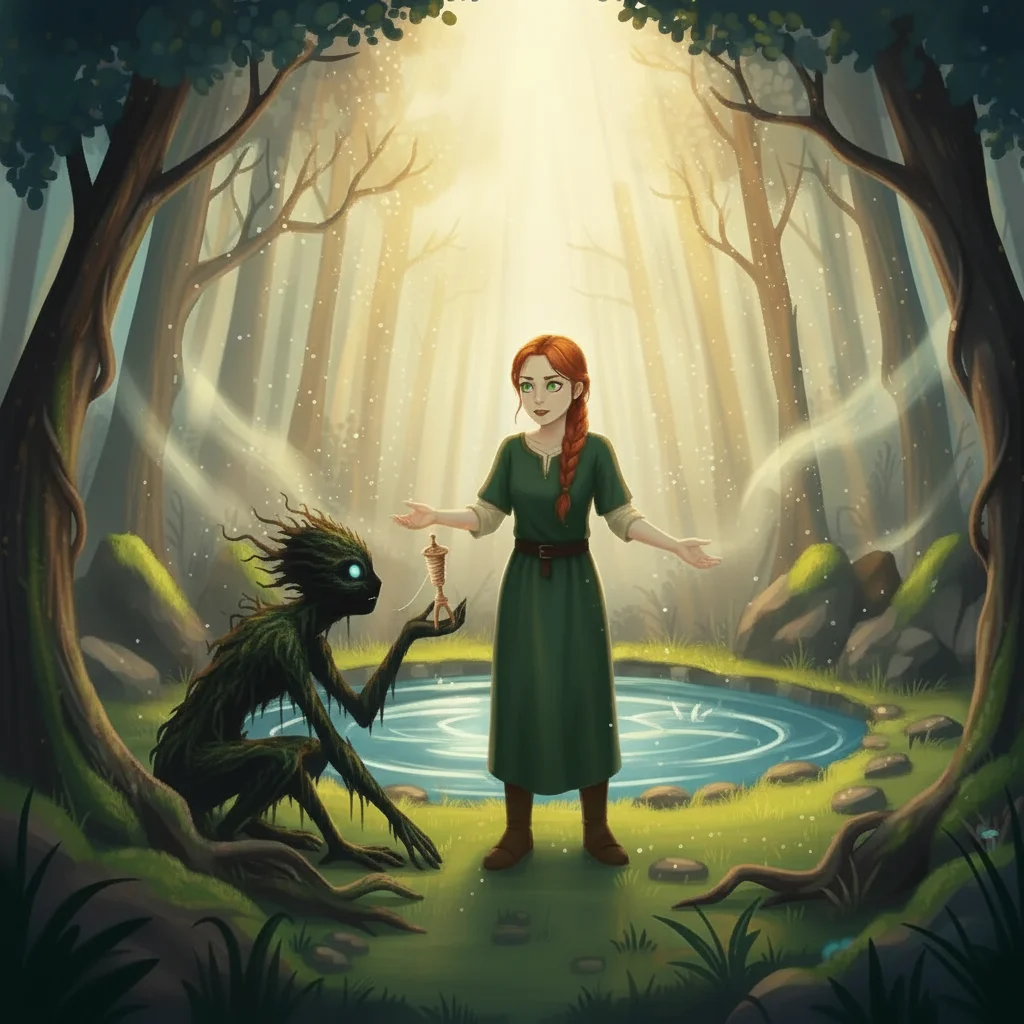 Illustration for: The Weaver's Gift