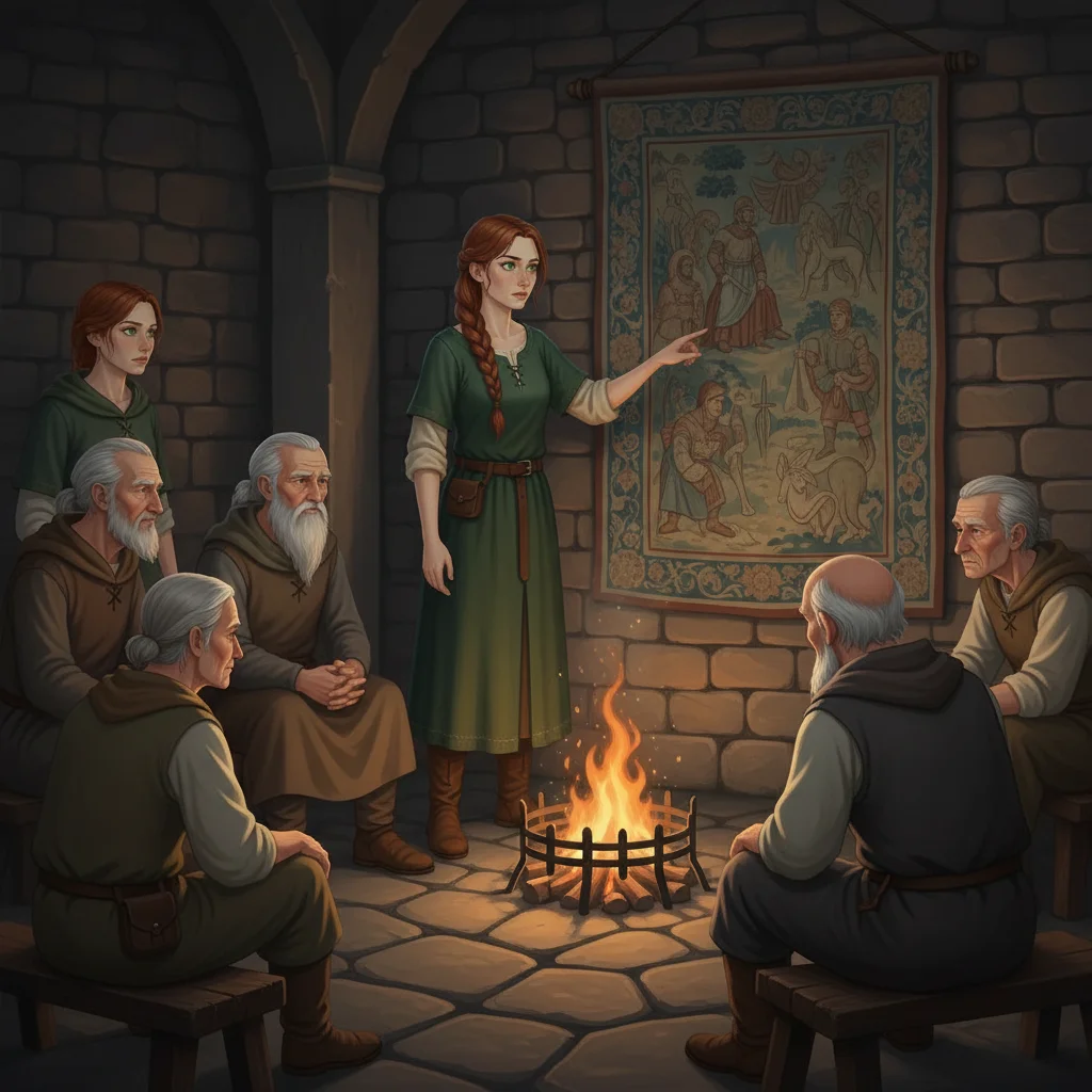 Illustration for: The Weaver's Curse