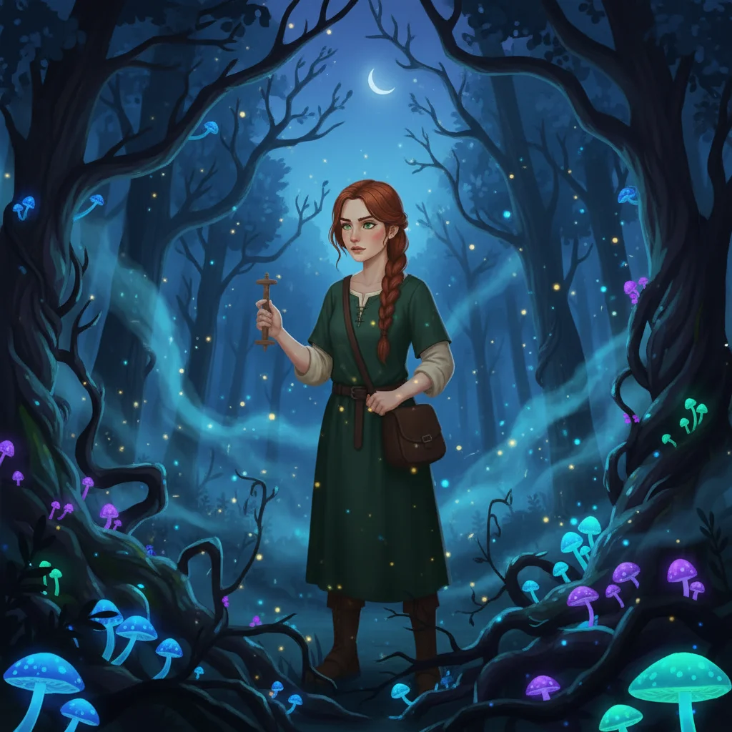 Illustration for: The Whispering Woods