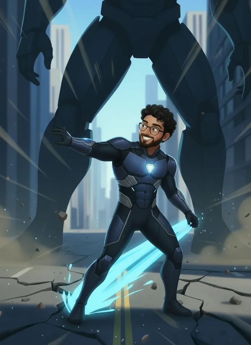 Illustration for: A Flash of Blue