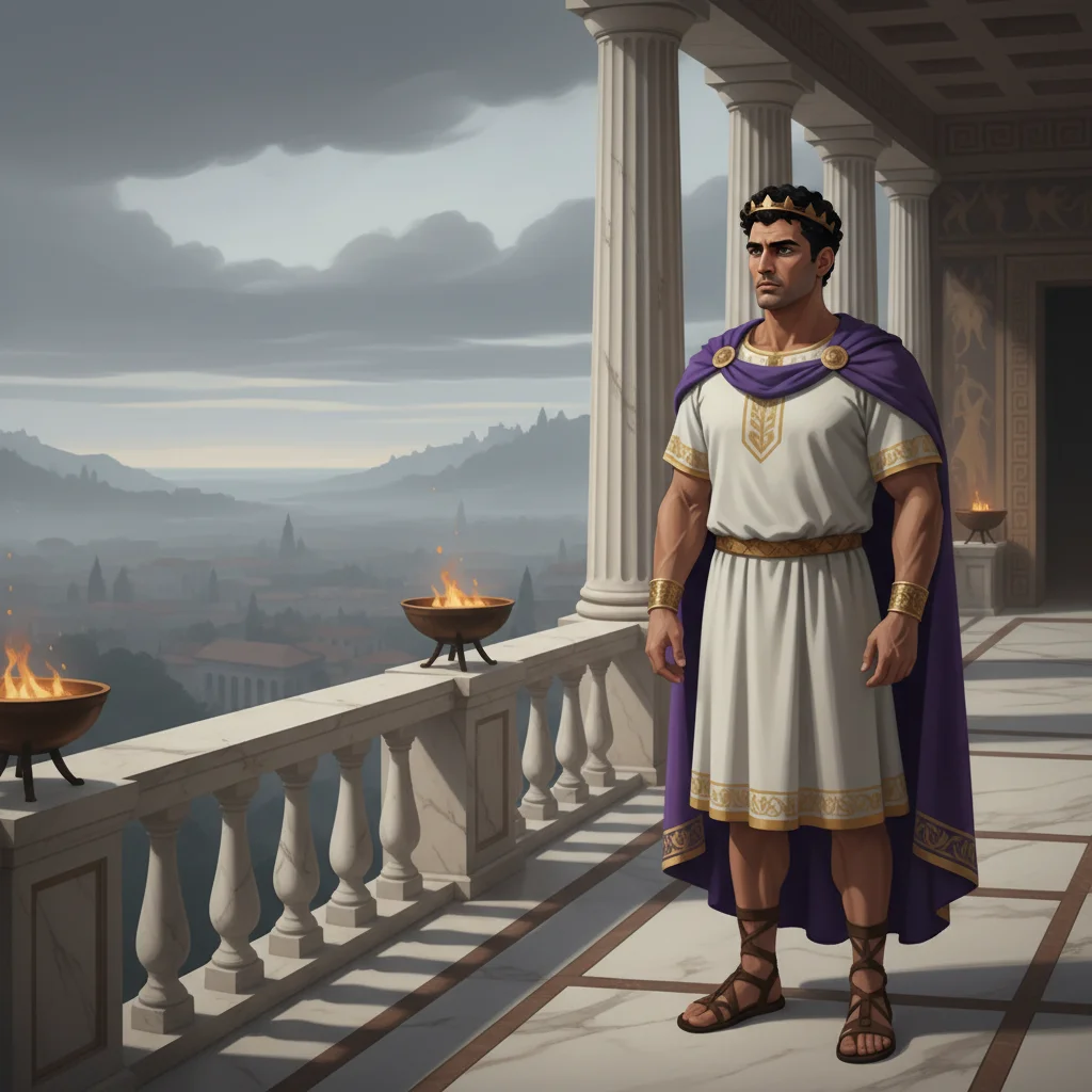 Illustration for: A Cloud Over Thebes