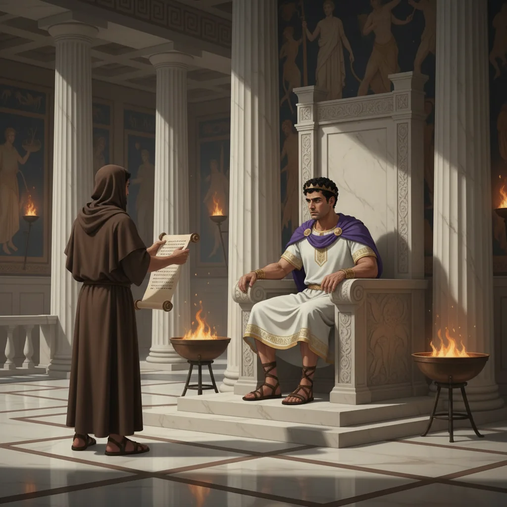 Illustration for: The Oracle's Message