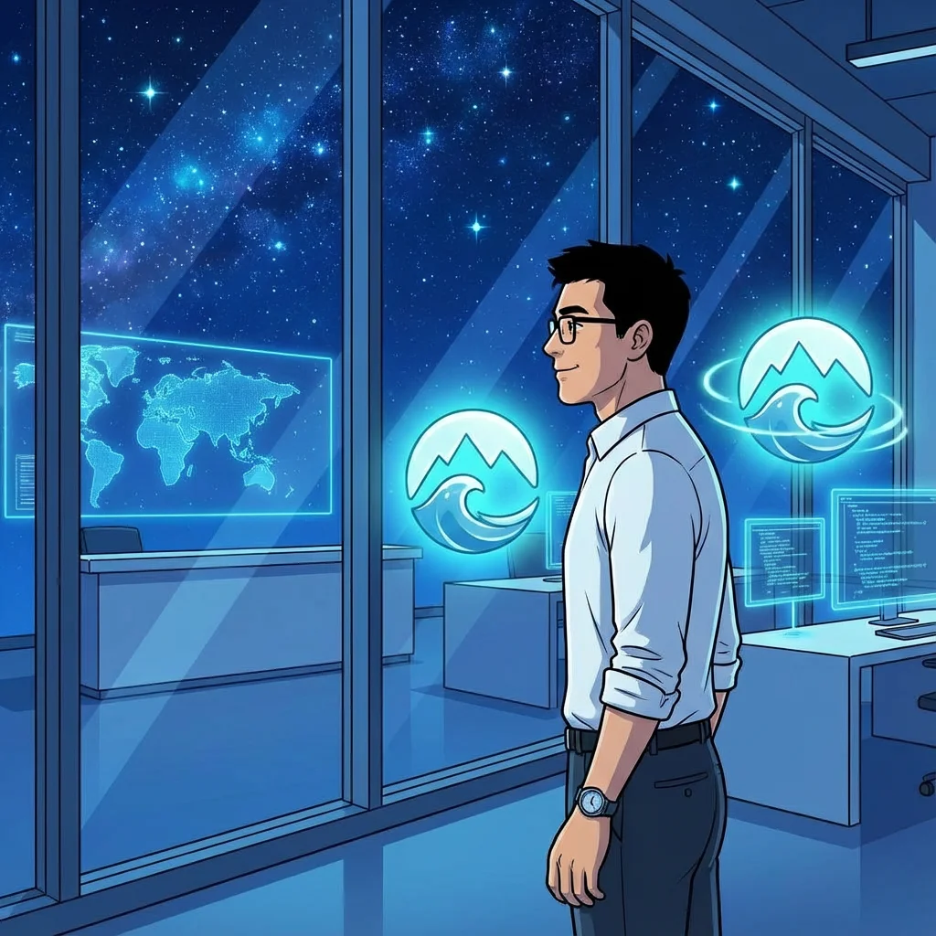 Illustration for: 仰望星空