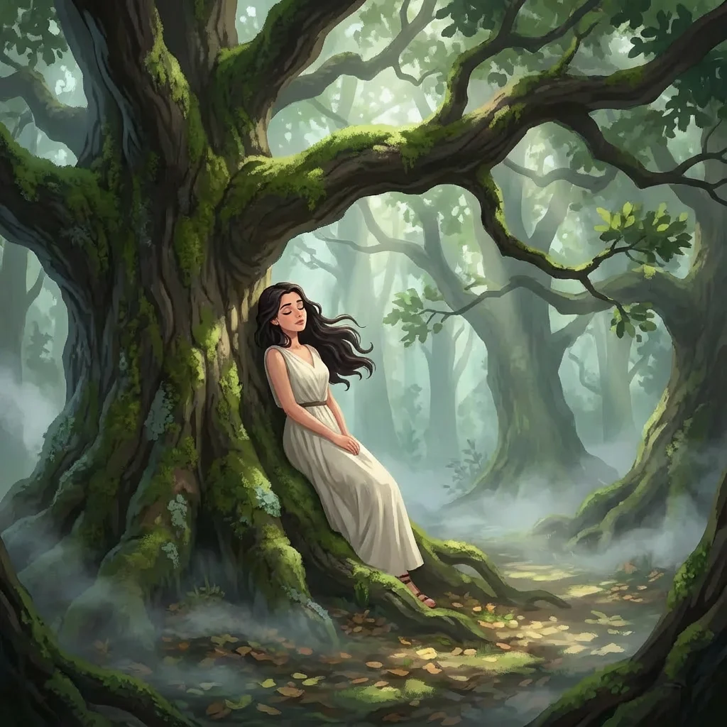 Illustration for: The Secrets of the Oak Grove