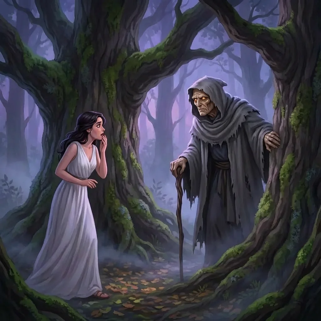 Illustration for: A Mysterious Visitor